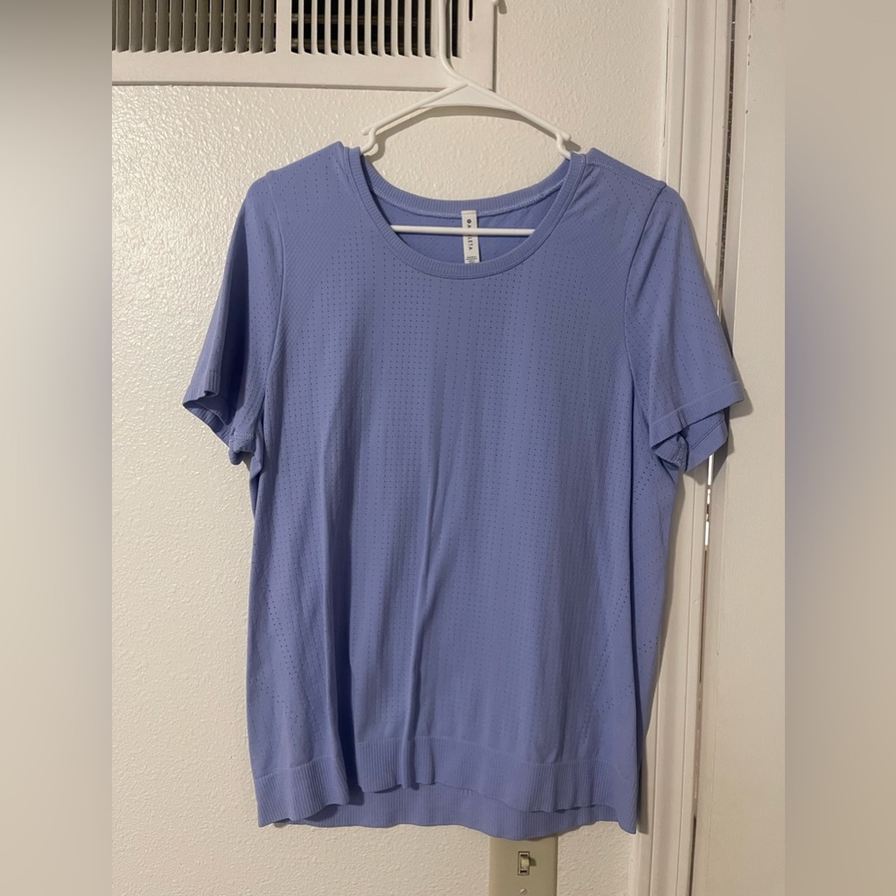 Althea Lilac Dry Fit Workout Tee